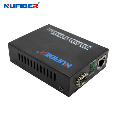 OEM Gigabit SFP Media Converter 10/100/1000Mbps RJ45 đến SFP Slot Optical Transceiver