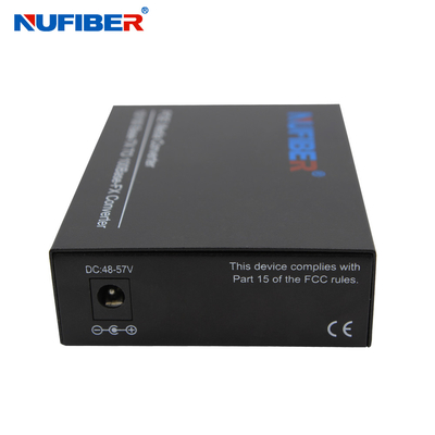 IEEE802.3af POE Powered Switch Media Converter Chế độ đơn Cáp quang đơn SC 20km
