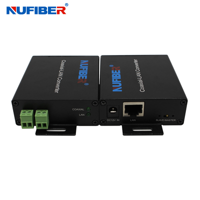 12VDC IP Ethernet qua 2 bộ mở rộng dây Tốc độ truyền dữ liệu hợp lệ Lên đến 80Mbps