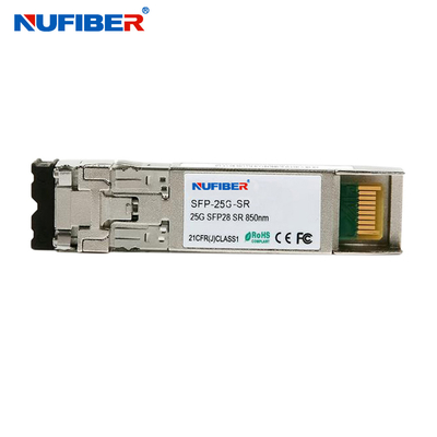 Bộ thu phát quang 25G Ethernet SFP28 100m 850nm LC DDM cho mạng không dây