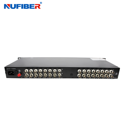 Bộ chuyển đổi phương tiện sợi quang dữ liệu video sang âm thanh 32BNC RS485