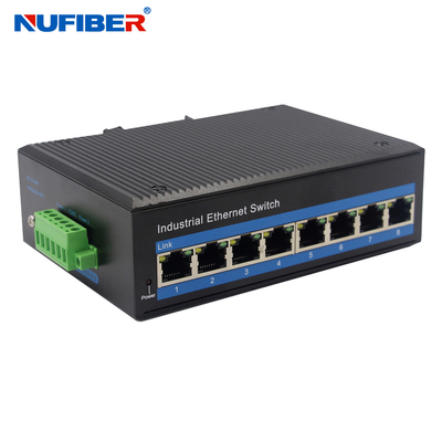 Bộ chuyển mạch Ethernet công nghiệp 1000M 8 cổng Lớp bảo vệ IP40