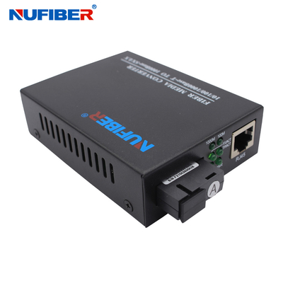Nufiber Gigabit Media Converter 10/100/1000M Chế độ đơn giản 1310nm / 1550nm SC