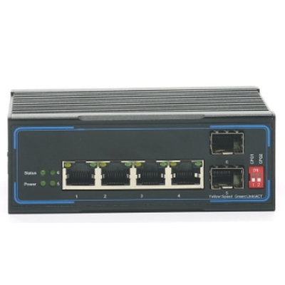 Bộ chuyển mạch Ethernet công nghiệp được quản lý đầy đủ lớp 2 Gigabit Cổng 4POE + 2SFP