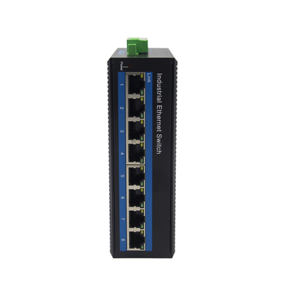 DIN Rail Mount Công tắc Ethernet công nghiệp không được quản lý 8 Cổng RJ45 10/100/1000Mbps