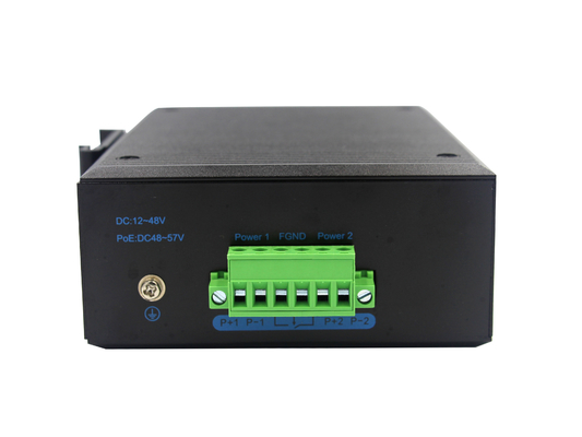 Bộ chuyển mạch Ethernet SFP công nghiệp 2 SFP 8 Cổng UTP Gigabit Fiber Converter Bộ nguồn 24V