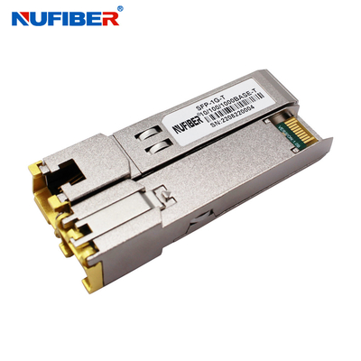 Mô-đun Ethernet GLC-T Gigabit RJ45 Bộ thu phát UTP bằng đồng 10/100/1000M 100m