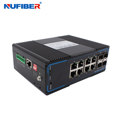 Ethernet công nghiệp Bộ chuyển mạch SFP được quản lý 4 * 1000M Bộ nguồn 24V