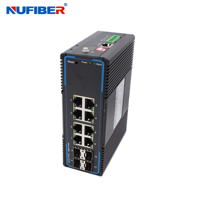 Ethernet công nghiệp Bộ chuyển mạch SFP được quản lý 4 * 1000M Bộ nguồn 24V