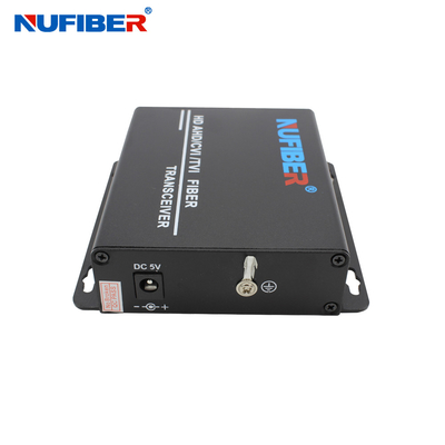 1080P Digital Fiber Video Converter 1channel Video with RS485 Data Single Fiber Single Mode 1310nm/1550nm FC Connector