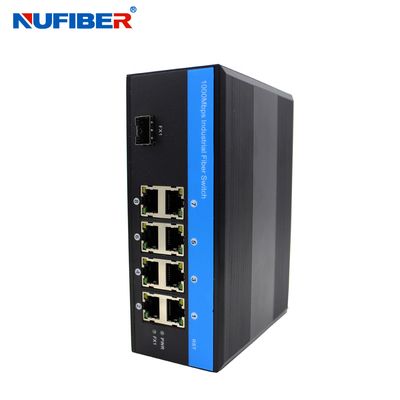 Bộ chuyển mạch Ethernet công nghiệp được quản lý DC48V 8 cổng NF518GMP-SFP