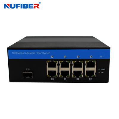 Bộ chuyển mạch Ethernet công nghiệp được quản lý DC48V 8 cổng NF518GMP-SFP