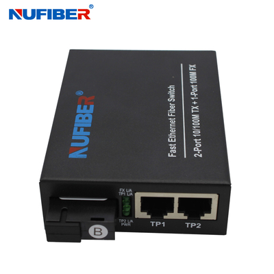 10 100M Ethernet Fibre Switch 2 UTP 1 SC Port Bảo hành 3 năm