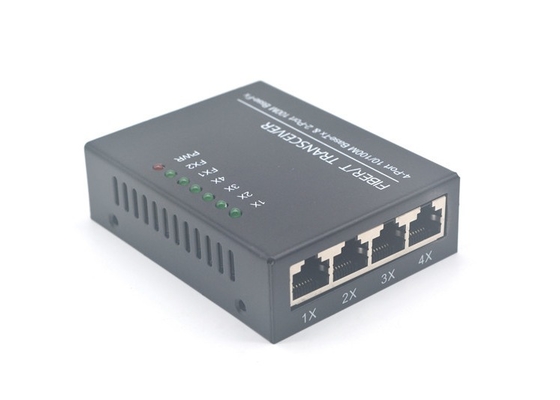 Bộ chuyển đổi Ethernet cáp quang Singlemode Tx sang Fx với bộ điều hợp nguồn bên ngoài