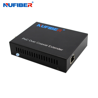 POC POE Ethernet Over Coaxial Converter 900M 1 BNC Port 1 RJ45 Port Tốc độ dữ liệu cao