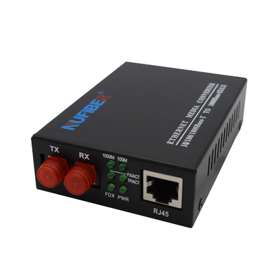 Multimode 10 100 1000Base TX FX Media Converter Gigabit Ethernet Media Converter
