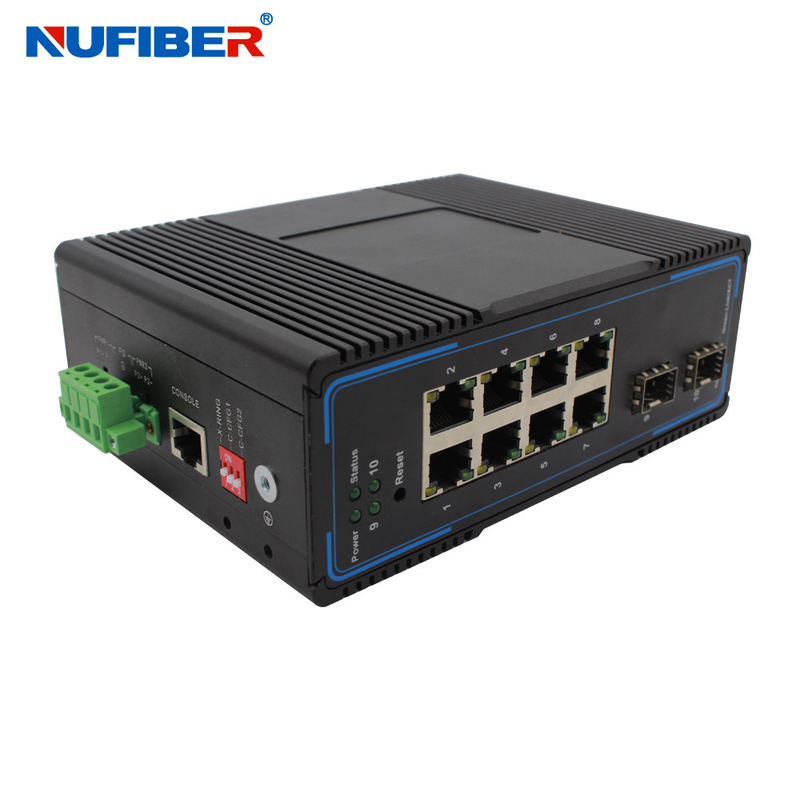 Bộ chuyển mạch Poe CE 8 cổng với 2 Sfp, Bộ chuyển mạch Ethernet 8 cổng Gigabit được quản lý