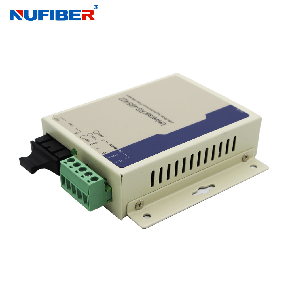 RS485 RS422 Bộ chuyển đổi nối tiếp sang cáp quang SM Duplex 1310nm ...